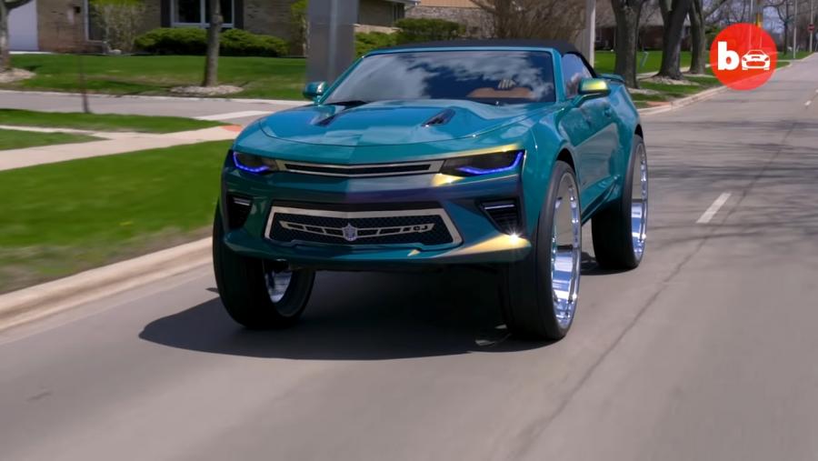  Chevrolet Camaro Convertible on Forgiato Wheels (BLOCCO) 2018 года  (фото 2 из 7)
